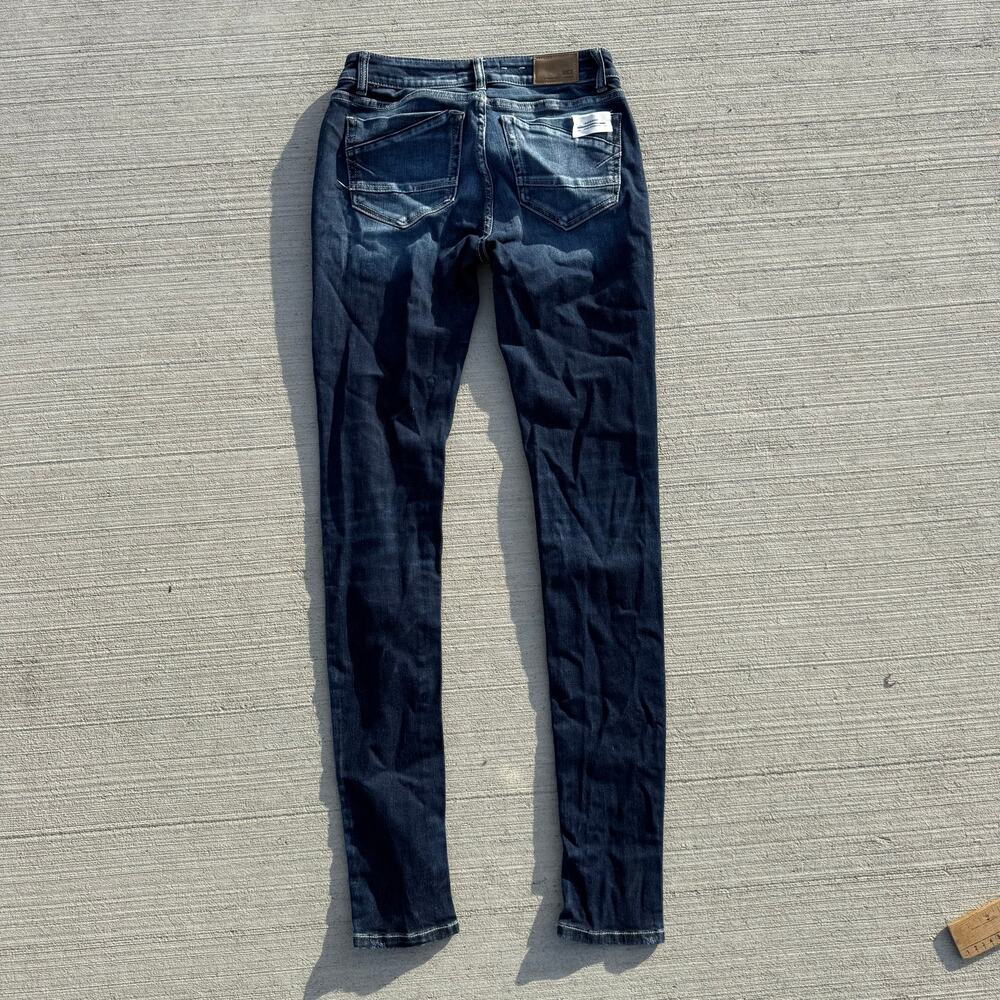 Buckle BKE Stella 26R Cuffed Slim Fit Low Rise Skinny Blue Jeans Style ABK4211 - Picture 8 of 11